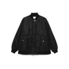 Sportmax Button-up Bomber Jacket In Black