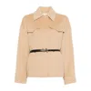 Sportmax Lapel Long-sleeved Suit Jacket In Brown