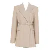 Sportmax Neutral Jackets In Neutral