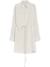 Sportmax Oversized Shirt Dress In White