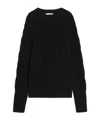 Sportmax Oversized Fluffy Sweater In Black