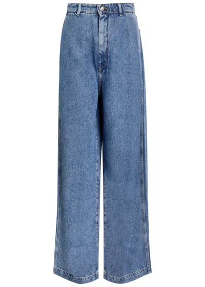 Sportmax Oversized Relaxed-leg Jeans In Denim