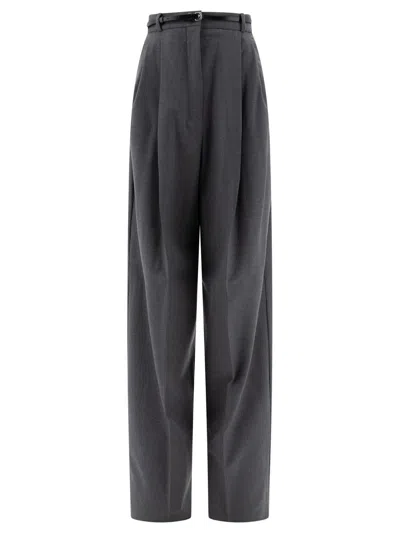 SPORTMAX SPORTMAX OVERSIZED STRETCH WOOL TROUSERS