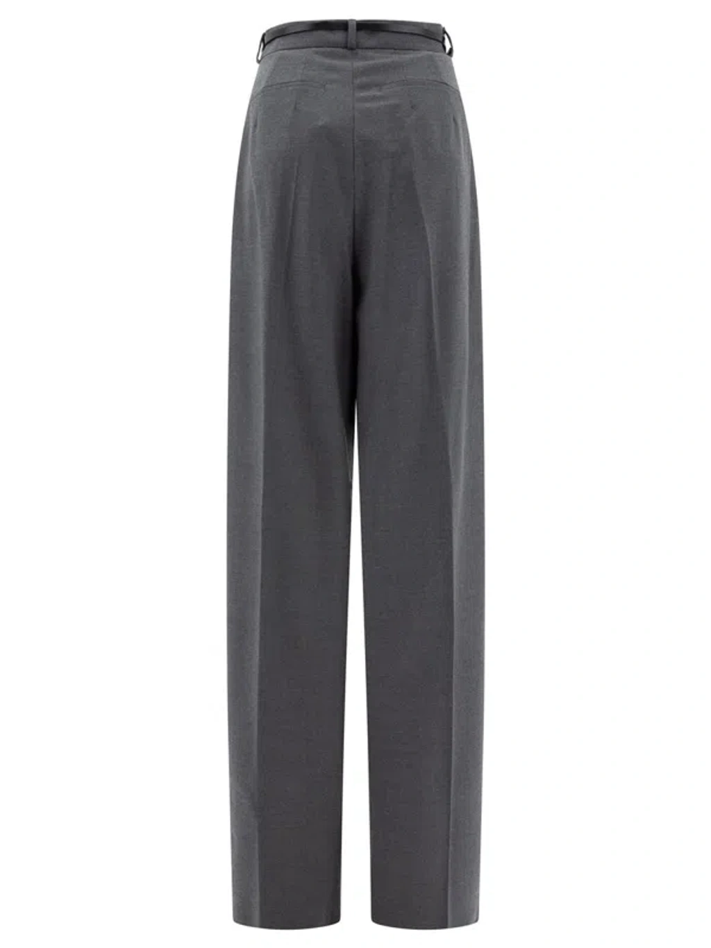 パンツ SPORTMAX Oversize trousers in stretch wool Sportmax Oversized Stretch Wool Trousers In Grey | ModeSens