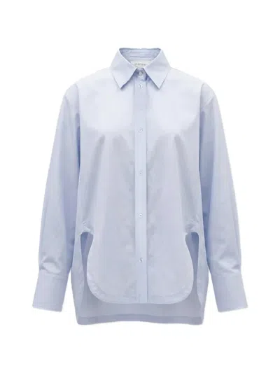 Sportmax Ovest Button-fastening Shirt In Blue