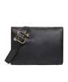 Sportmax Padded Nappa-leather Envelope Bag In Black