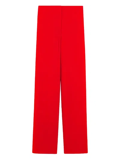 Sportmax Panelled Trousers In Red