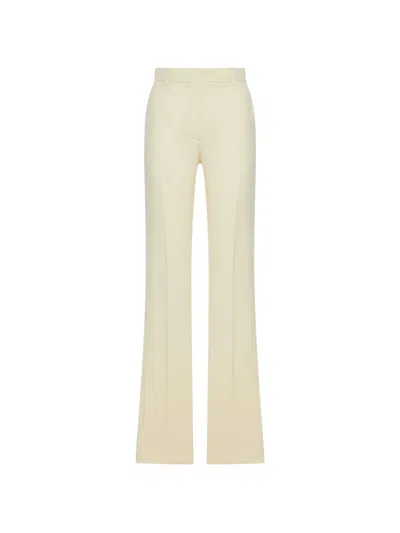 Sportmax Fitted Flare Pants In Neutral