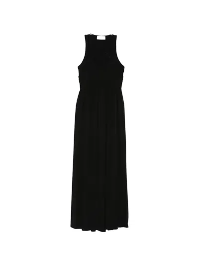 Sportmax Panino Cut-out Maxi Dress In Black