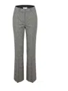 Sportmax Spxanfora Prince Of Wales Check Trousers In Gray