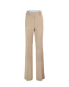 SPORTMAX PANTALONE HANGAR FLARE IN LANA STRETCH