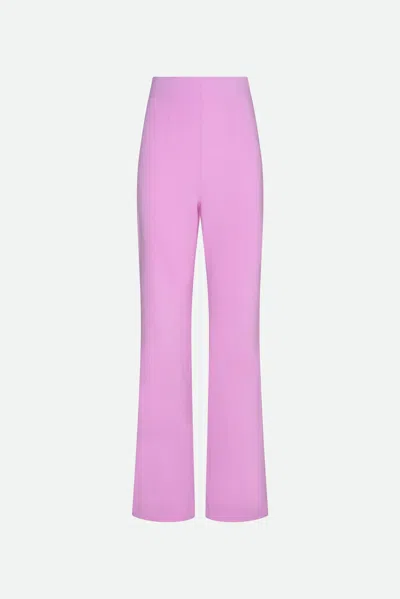 Sportmax Peter High-rise Flared Pants In Pink