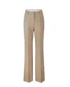 Sportmax Pantalone Sartoriale Beige In Black