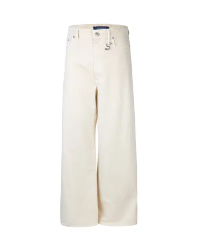 Sportmax Ivory Siamese Pants In Gray