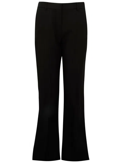 Sportmax Pantaloni Fragola Svasati Neri  In Black