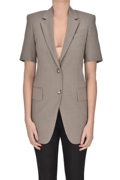 Sportmax Pantera Blazer In Gray