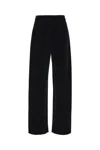 Sportmax Velvet Trousers In Black