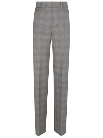 SPORTMAX BATUN CHECKED STRAIGHT LEG PANTS
