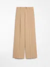 Sportmax Woman Pants Camel Size 10 Virgin Wool In Beige