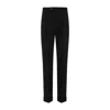 Sportmax Straight Leg Trousers And Pockets In Black