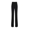 Sportmax Orario High-waist Wide Leg Trousers In Black