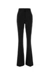 Sportmax Black Stretch Wool Febe Pant In Black