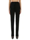 Sportmax Straight Fit Trousers Featuring Pockets In Black