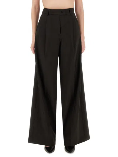 Sportmax Pants "sail" In Black