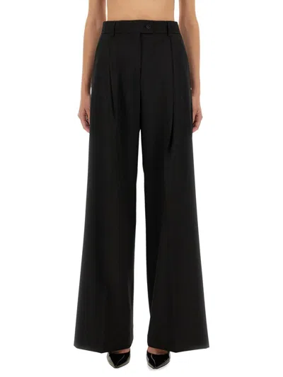 Sportmax Pants "sail" In Black