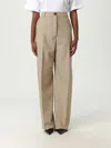 Sportmax Pants  Woman Color Beige In Brown