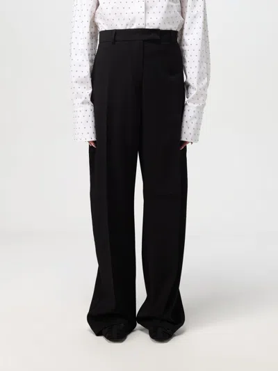 SPORTMAX SPORTMAX PANTS WOMAN COLOR BLACK,G01334002