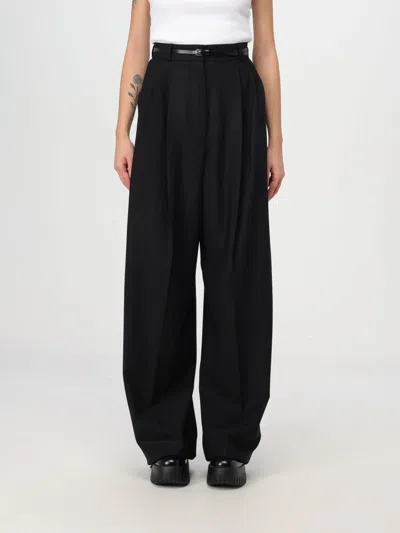 SPORTMAX PANTS SPORTMAX WOMAN COLOR BLACK,G08540002