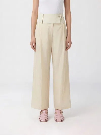 Sportmax Pants  Woman Color Ecru In White
