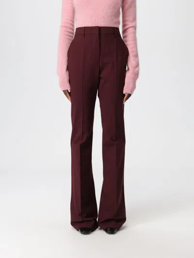 Sportmax Pants  Woman Color Wine In Burgundy