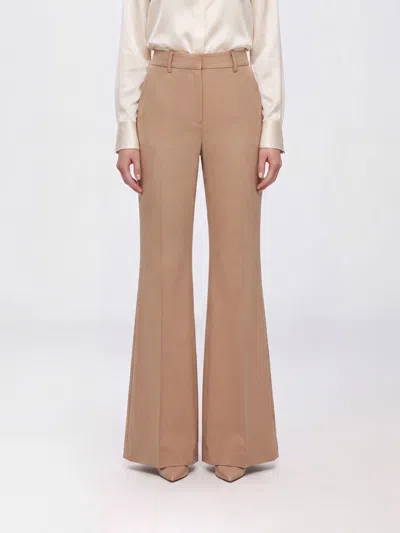 Sportmax Pants Woman Color Beige In Brown