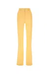 Sportmax Viscose Persia Pant Belt Loops In Yellow