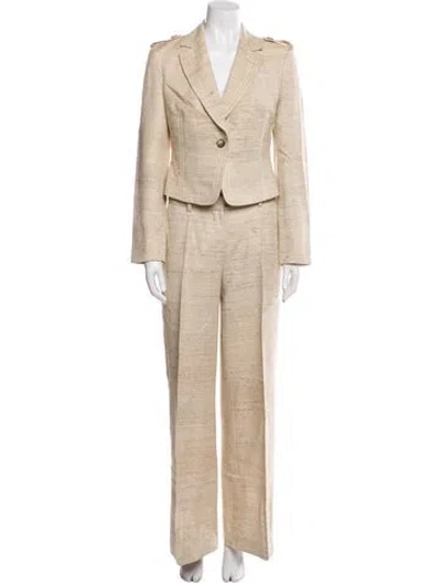 Pre-owned Sportmax Pantsuit In Neutral