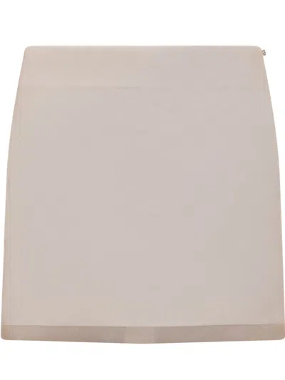 Sportmax Pastel Pink Silk Adelchi1234 Mini Skirt