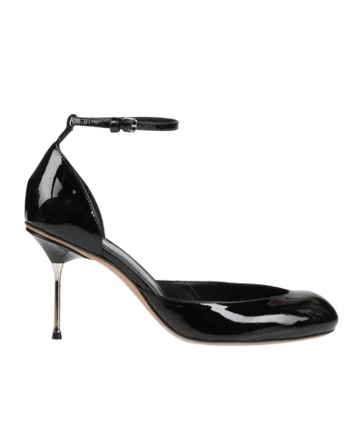 Sportmax Patent Leather Courts In Black
