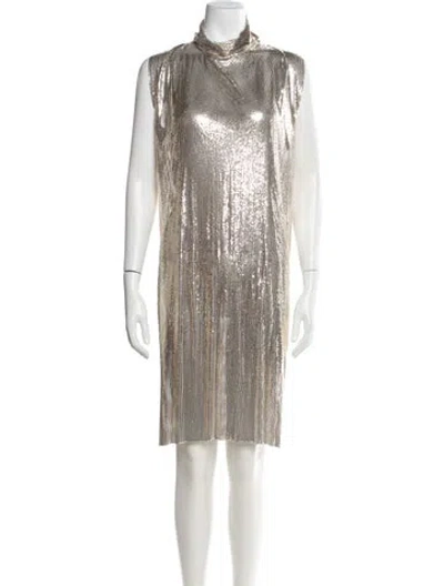 Pre-owned Sportmax Patterned Knee-length Dress W/ Tags In Multi