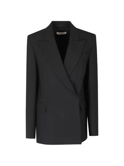 Sportmax Peak-lapel Double-breasted Blazer In Multi