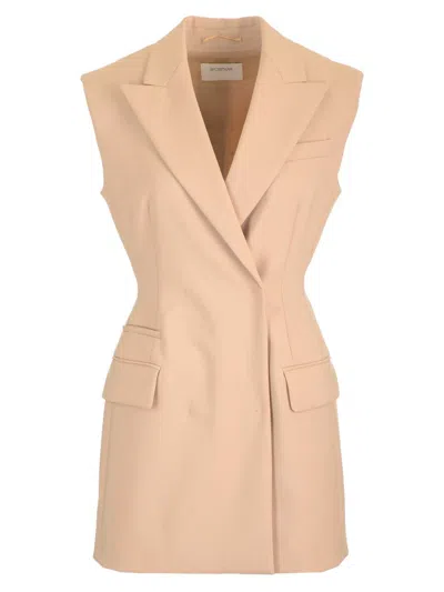 Sportmax Pegli Jackets Beige In Brown
