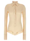 Sportmax Woman Bodysuit Ivory Size L Viscose