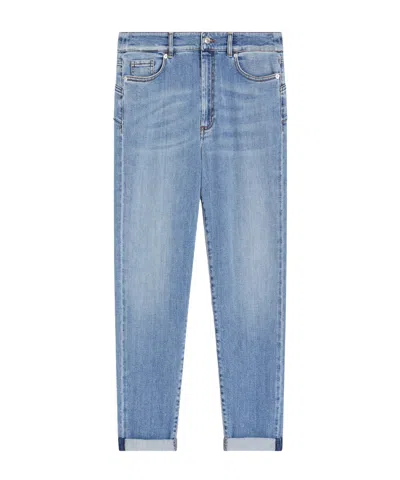 Sportmax Perfect Fit Boyfriend Jeans In Blue