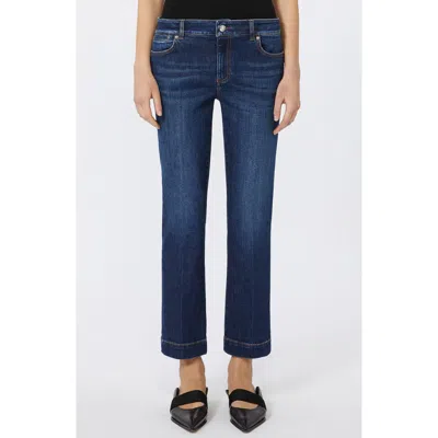 SPORTMAX SPORTMAX PERFECT FIT STRETCH DENIM CROP JEANS
