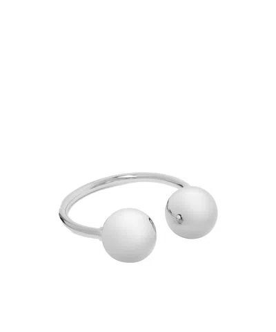Sportmax Perforated Bracelet In White