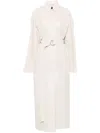 Sportmax Antiope1234 Coats And Trench Coats White In Neutral