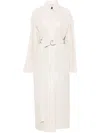 Sportmax Antiope1234 Coats And Trench Coats White In Neutral