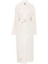 Sportmax Antiope1234 Coats And Trench Coats White In Neutral