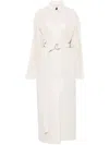 Sportmax Antiope1234 Coats And Trench Coats White In Neutral